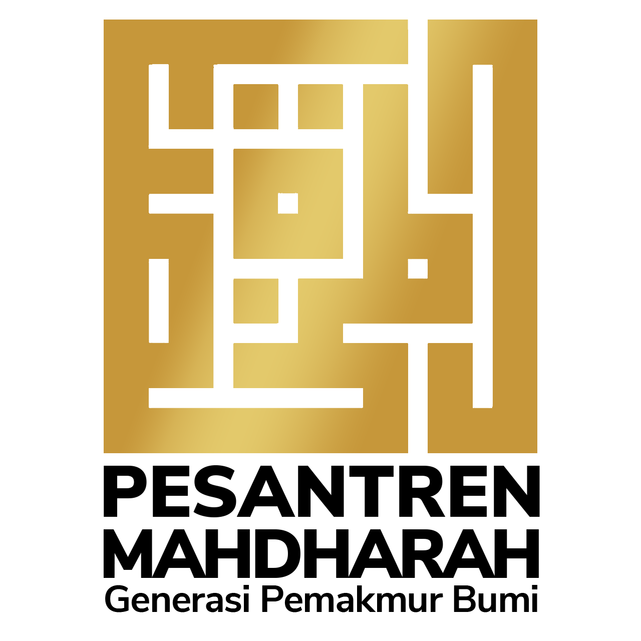 4.LOGO Pesantren Mahdharah vertical hitam