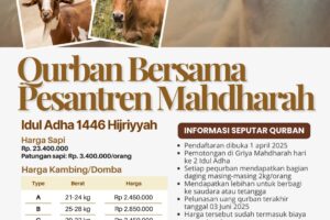 Qurban bersama Pesantren Mahdharah