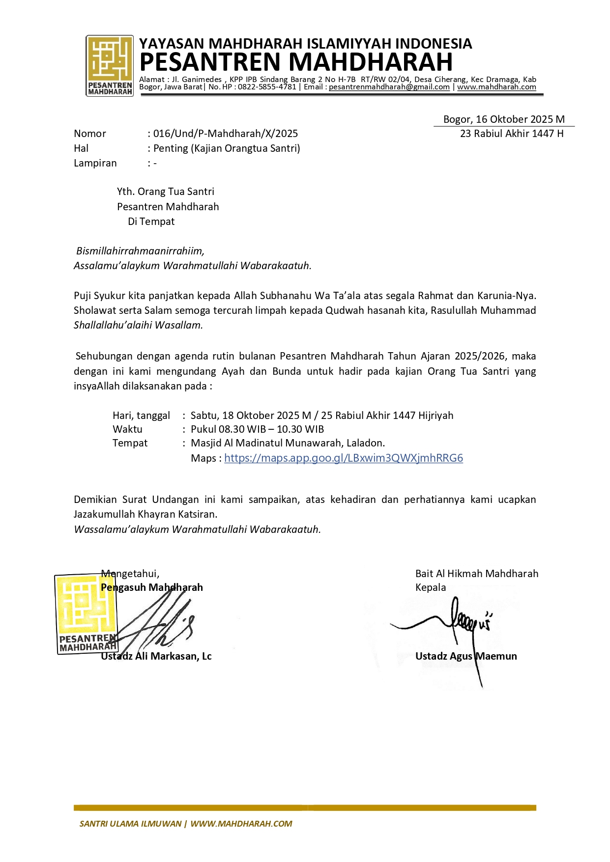 016 Und Kajian OTS Okt 2025